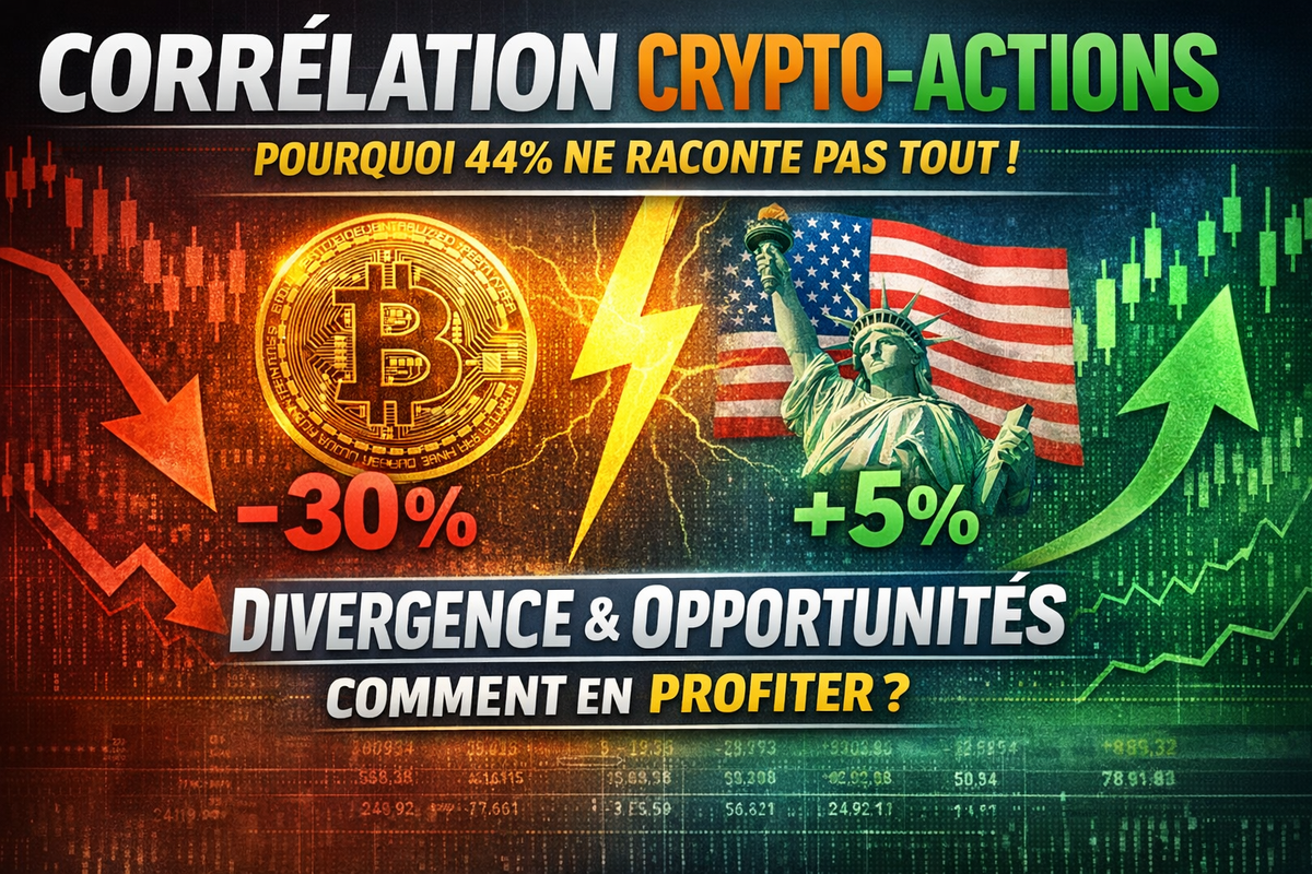 Pourquoi Trader Actions et Cryptos Ensemble : Analyse de Corrélation et Opportunités