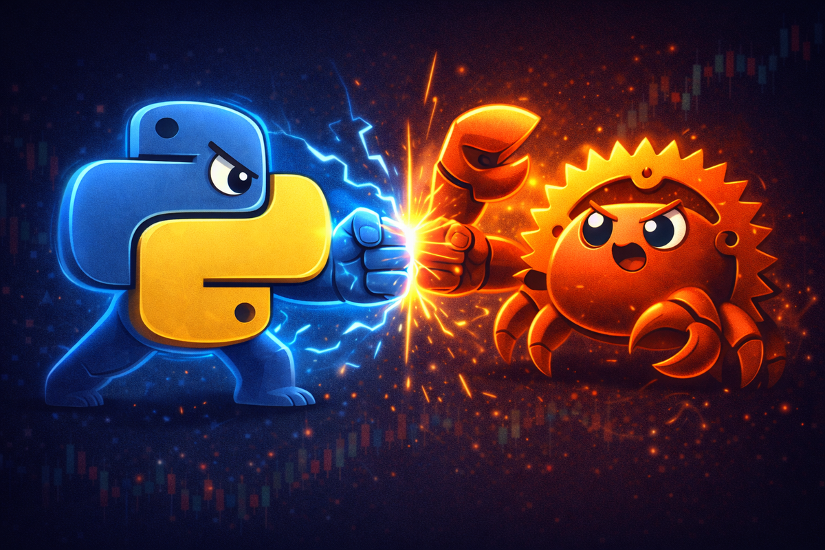 On a Mesuré Python vs Rust sur 1 Million de Bougies : Voici les Résultats